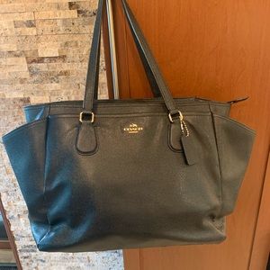 Coach Leather Carry All/Diaper Bag
